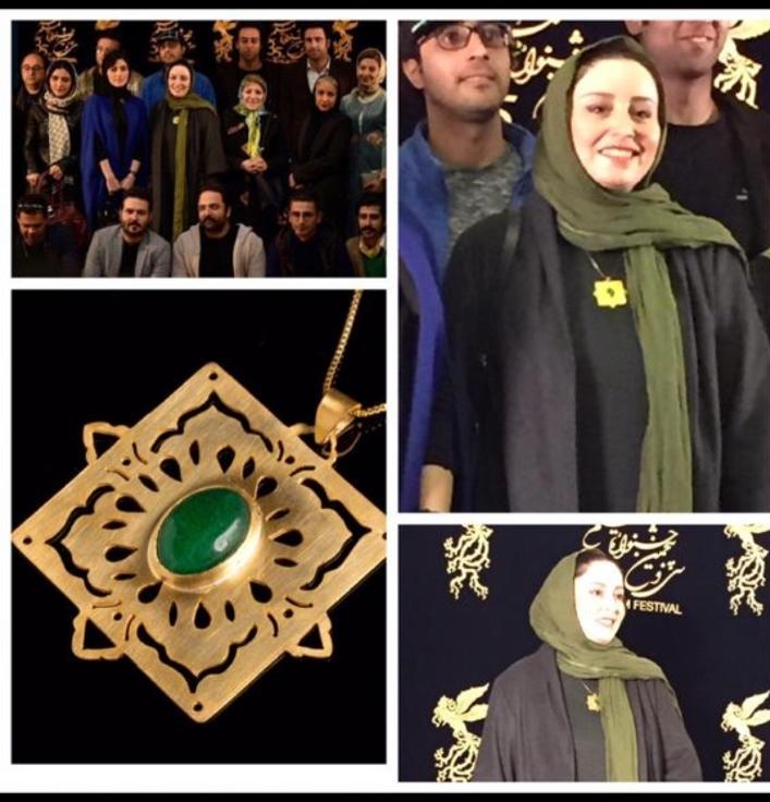 Jaleh Sameti’s jewellery set at Fajr International Film Festival